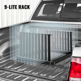 Automotive Decor: VEVOR Windshield Rack 9-Lite, Windshield Truck Rack Steel, Windshield Glass Rack 24-Inch Height, Windshield Rack for Truck with PVC Pad & Foam Padding, Glass Rack for Truck, for Glass Transportation
