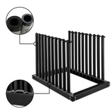 Automotive Decor: VEVOR Windshield Rack 9-Lite, Windshield Truck Rack Steel, Windshield Glass Rack 24-Inch Height, Windshield Rack for Truck with PVC Pad & Foam Padding, Glass Rack for Truck, for Glass Transportation
