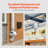 Automotive Repair & Speciality Tools: VEVOR 4" to 4.5" Radon Mitigation Fan System Quiet 260CFM Inline Duct Waterproof