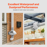 Automotive Repair & Speciality Tools: VEVOR 4" to 3.5" Radon Mitigation Fan System Kit Quiet 260 CFM Inline Duct Fan