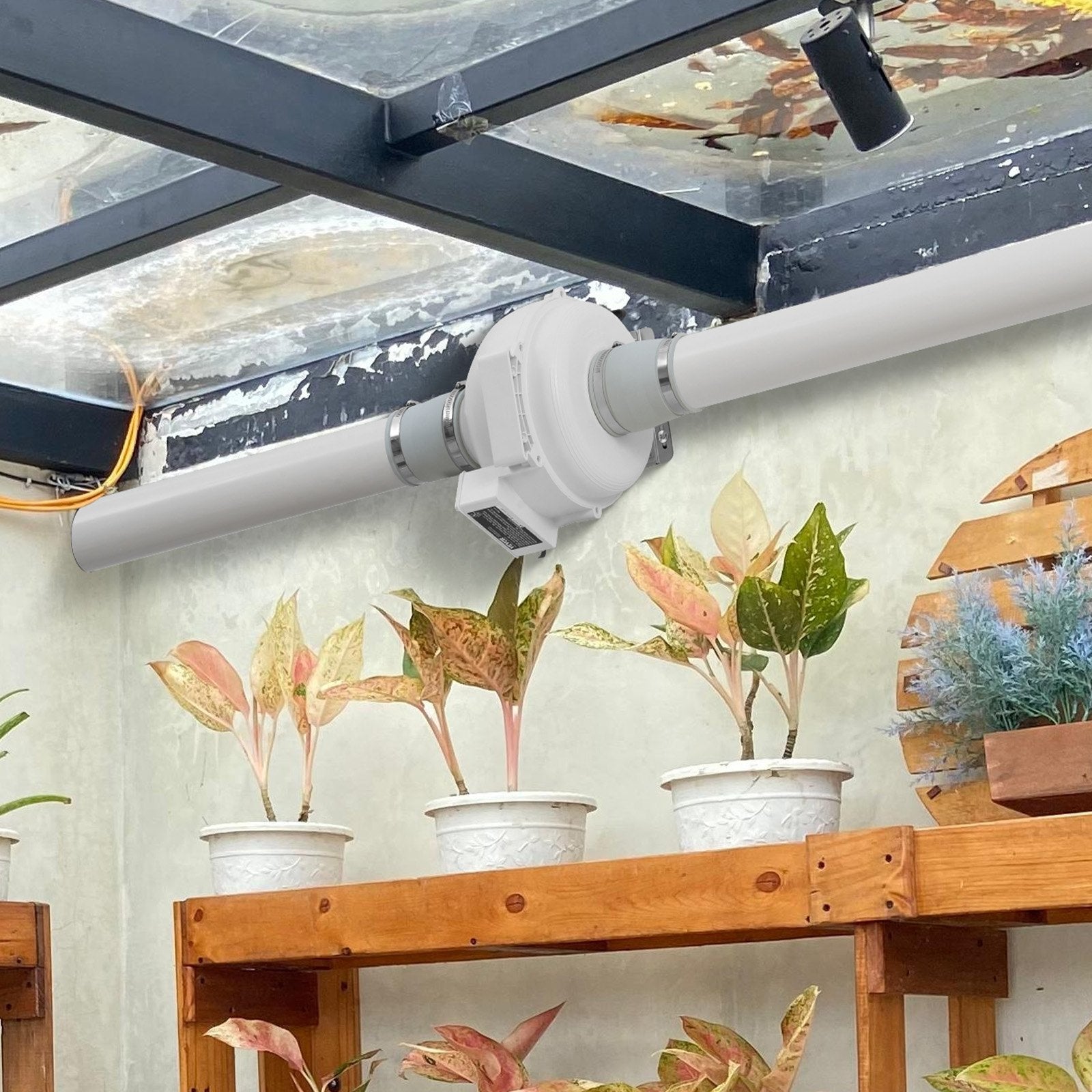 Automotive Repair & Speciality Tools: VEVOR 4" to 3.5" Radon Mitigation Fan System Kit Quiet 260 CFM Inline Duct Fan