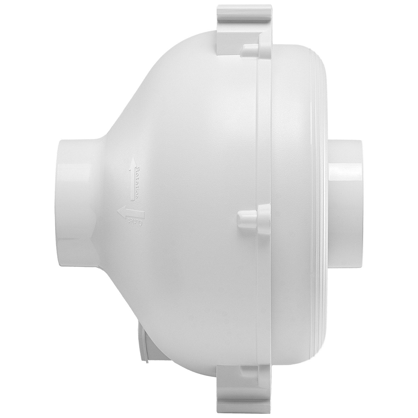 Automotive Repair & Speciality Tools: VEVOR 4" to 3.5" Radon Mitigation Fan System Kit Quiet 260 CFM Inline Duct Fan