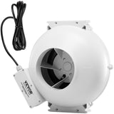 Automotive Repair & Speciality Tools: VEVOR 6" to 4.5" Radon Mitigation Fan System Kit Quiet 380 CFM Inline Duct Fan
