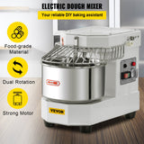 Food Mixers & Blenders: VEVOR Commercial Dough Food Mixer, 8L Large Capacity Stainless Steel Mixer with Bowel, Hook, Shield, Reset Button, 450W Tilt-Head Kitchen Dough Mixers for Cake, Cream, Egg Fluid, Fillings
