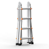 Ladders & Scaffolding: VEVOR Telescoping Ladder A Frame, 13 FT Compact Aluminum Extension Ladder, Multi-Function Portable Collapsible RV Ladder, Telescopic Ladder for Homework Stairs Indoor Outdoor Roof, 330lb Load