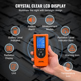Measuring Tools & Sensors: VEVOR 3-in-1 EMF Meter, 5Hz - 3.5GHz, Handheld Rechargeable Electromagnetic Field Radiation Detector, Digital LCD EMF Tester for EF MF RF Home Inspections Outdoor Ghost Hunting Paranormal Equipment