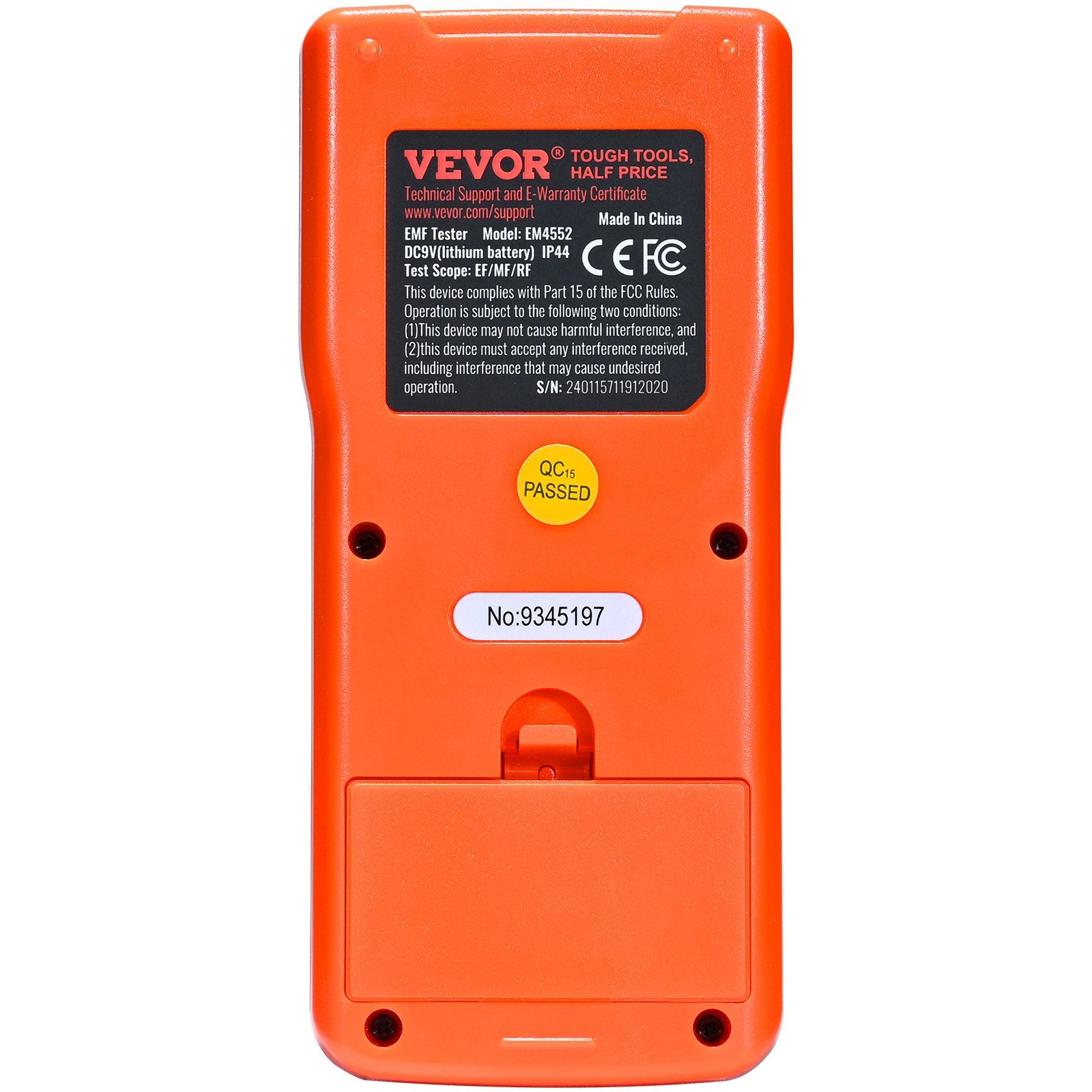 Measuring Tools & Sensors: VEVOR 3-in-1 EMF Meter, 5Hz - 3.5GHz, Handheld Rechargeable Electromagnetic Field Radiation Detector, Digital LCD EMF Tester for EF MF RF Home Inspections Outdoor Ghost Hunting Paranormal Equipment