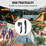Camp Safety Equipment: VEVOR Hunting Knife and Hatchet Axe Combo Set Sheath Fixed Blade Knife Camping