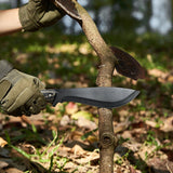 Camp Safety Equipment: VEVOR Hunting Knife and Hatchet Axe Combo Set Sheath Fixed Blade Knife Camping