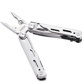 Gardening Tools: VEVOR 16-In-1 Multitool Pliers, Multi Tool Pliers, Cutters, Knife, Scissors, Ruler, Screwdrivers, Wood Saw, Can Bottle Opener, with Safety Locking and Sheath, for Survival, Camping, Hunting and Hiking