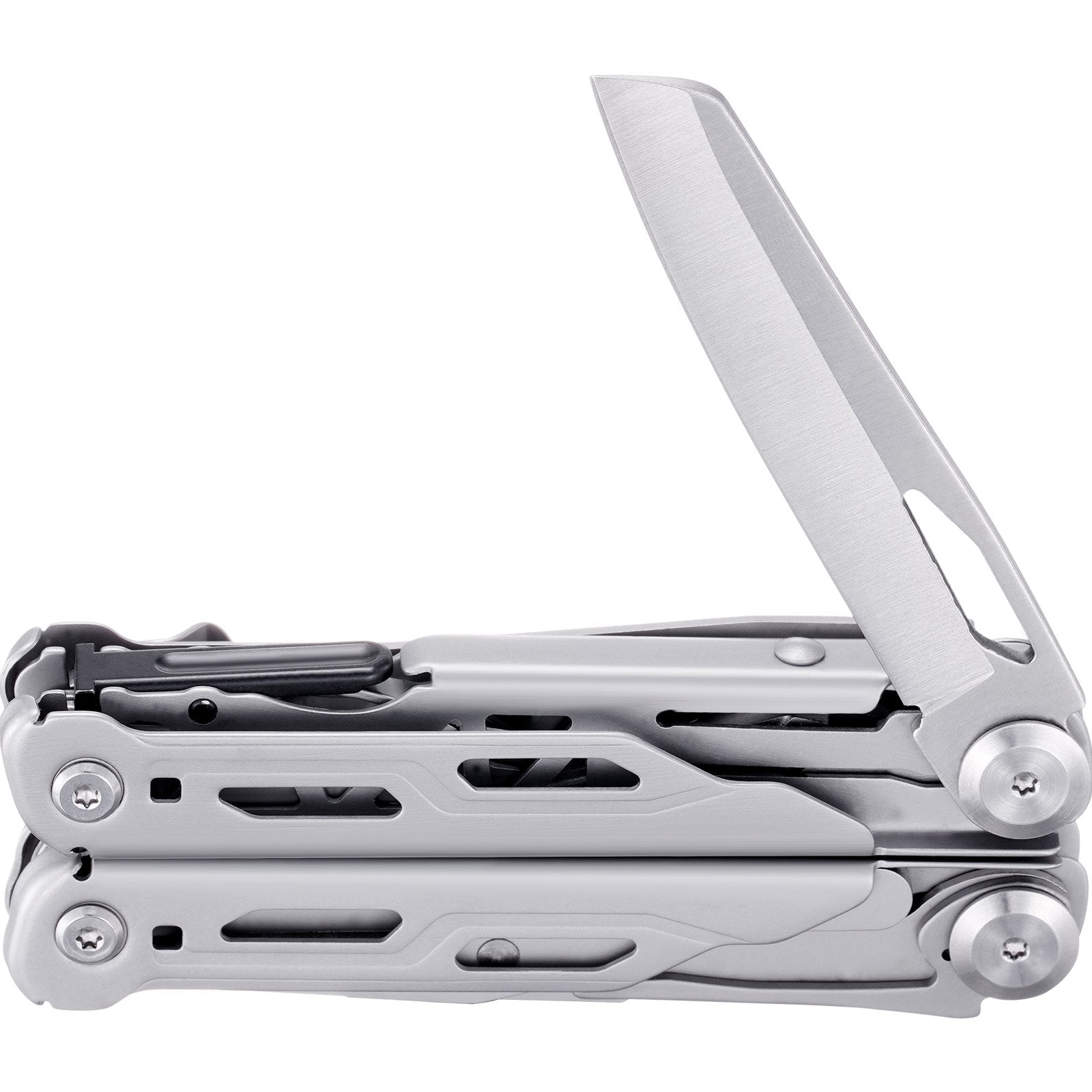 Gardening Tools: VEVOR 16-In-1 Multitool Pliers, Multi Tool Pliers, Cutters, Knife, Scissors, Ruler, Screwdrivers, Wood Saw, Can Bottle Opener, with Safety Locking and Sheath, for Survival, Camping, Hunting and Hiking