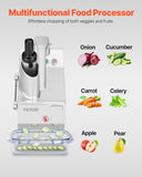 Gardening Tools: VEVOR Food Processor & Vegetable Chopper w/ 6 Blades Food-Grade Stainless Steel