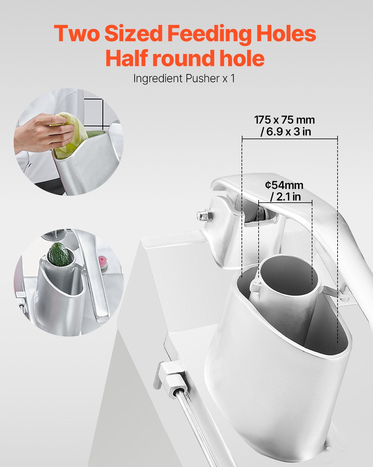 Gardening Tools: VEVOR Food Processor & Vegetable Chopper w/ 6 Blades Food-Grade Stainless Steel