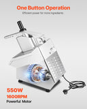 Gardening Tools: VEVOR Food Processor & Vegetable Chopper w/ 6 Blades Food-Grade Stainless Steel