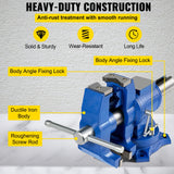 Umbrellas & Sunshades: VEVOR Multipurpose Bench Vice 5" 30Kn Heavy Duty with 360° Swivel Base and Head