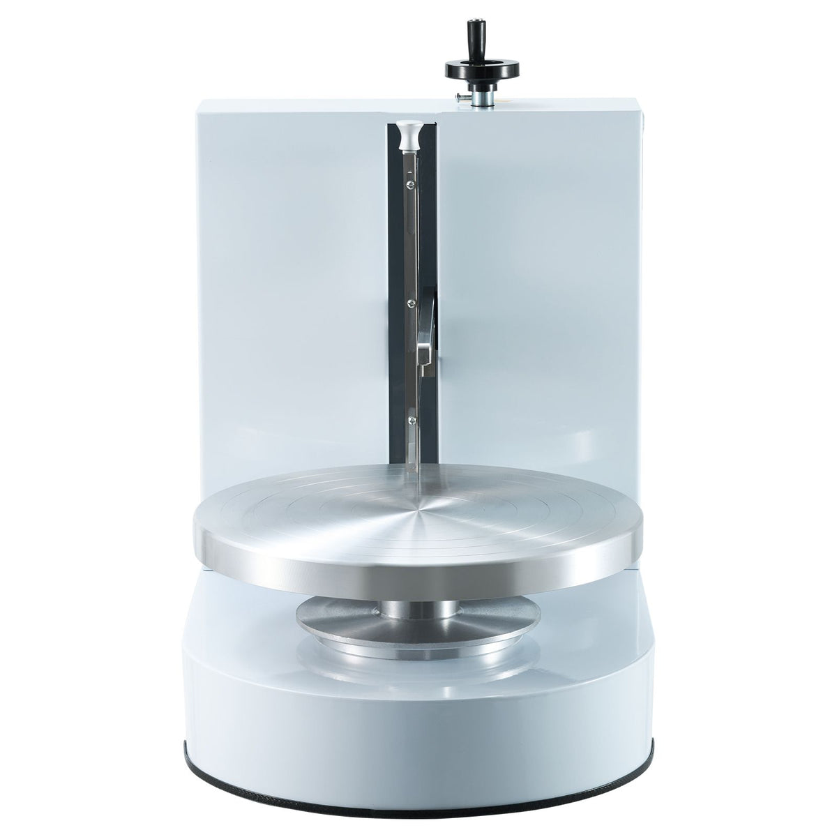 Cake Decorating Machine, Cake Cream Spreading Coating Smearing Machine, Low Noise Cake Frosting Machine, Turntable with Adjustable Scraper, for 4" to 12" Cake, 25-320RPM Rotating Speed, White