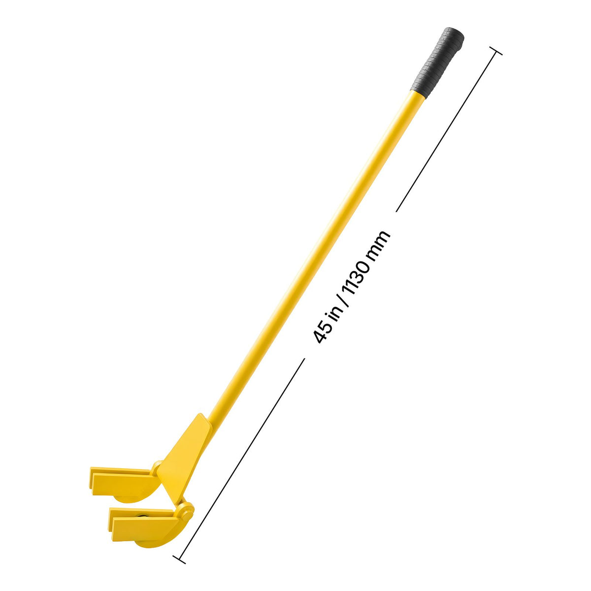 Pallet Buster Tool, 1 m Carbon Steel Handle Wrecking Pry Bar, 907 kg Weight Capacity, Heavy Duty Deck Board Removal Tool, Breaker Bar for Flooring, Framing, Roofing, Trim, Drywall