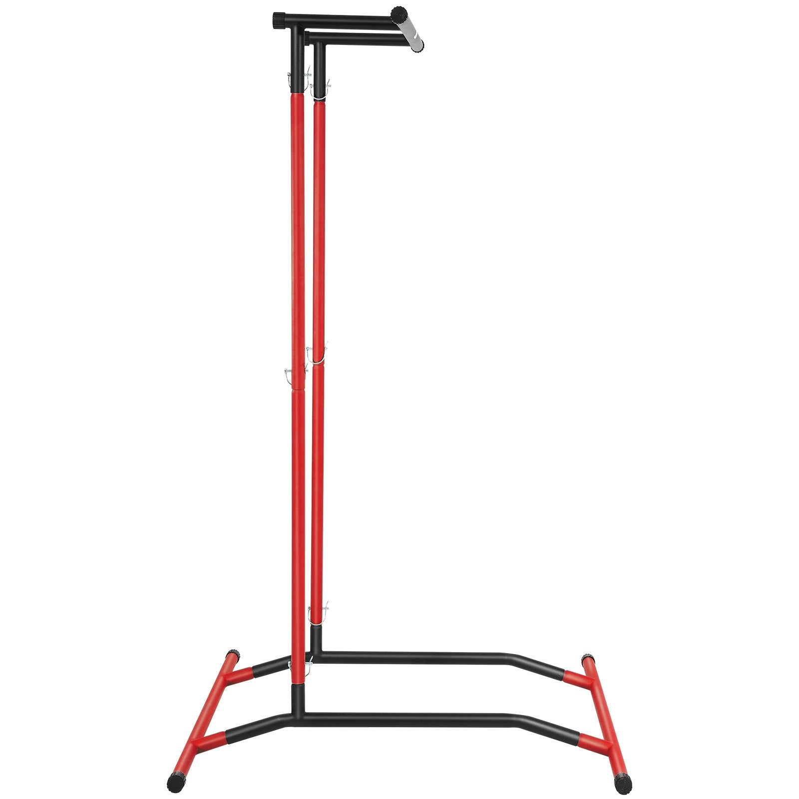 Weightlifting Machines & Racks: VEVOR Power Tower Dip Station, 2-Level Height Adjustable Pull Up Bar Stand, Multi-Function Strength Training Workout Equipment, Home Gym Fitness Dip Bar Station, 220LBS Weight Capacity, Black & Red