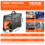 Welding Guns & Plasma Cutters: Vevor Mig Welder Welding Machine MIG-270 MIG MMA TIG IGBT DC Inverter Welder Digital Display