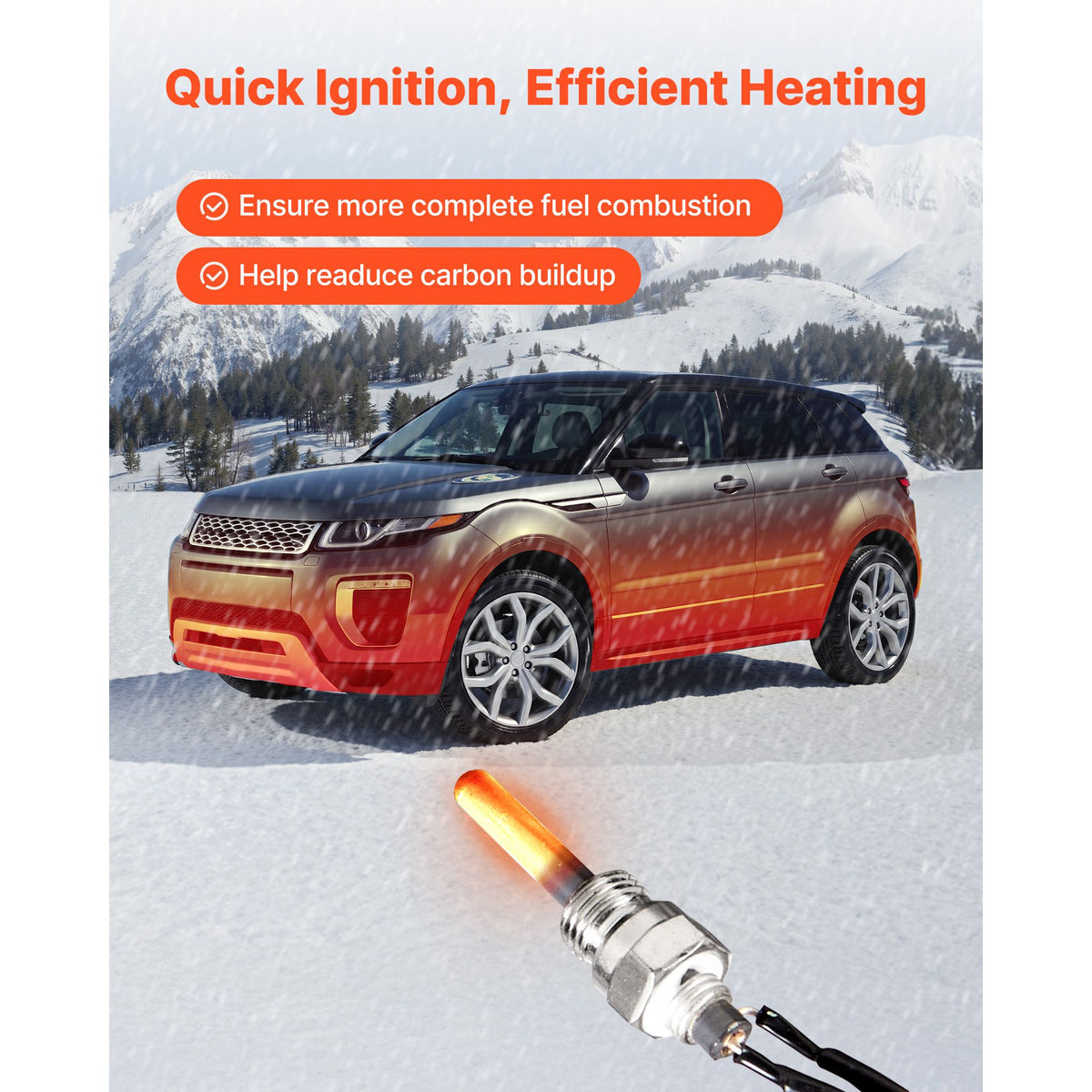 8V Glow Plug Repair Kit, Parking Diesel Heater Glow Ignition Plug Kit with Atomization Mesh, Compatible with 2KW 5KW 8KW Diesel Air Heater Models, Diesels Heaters Accessories for Car Truck Boat