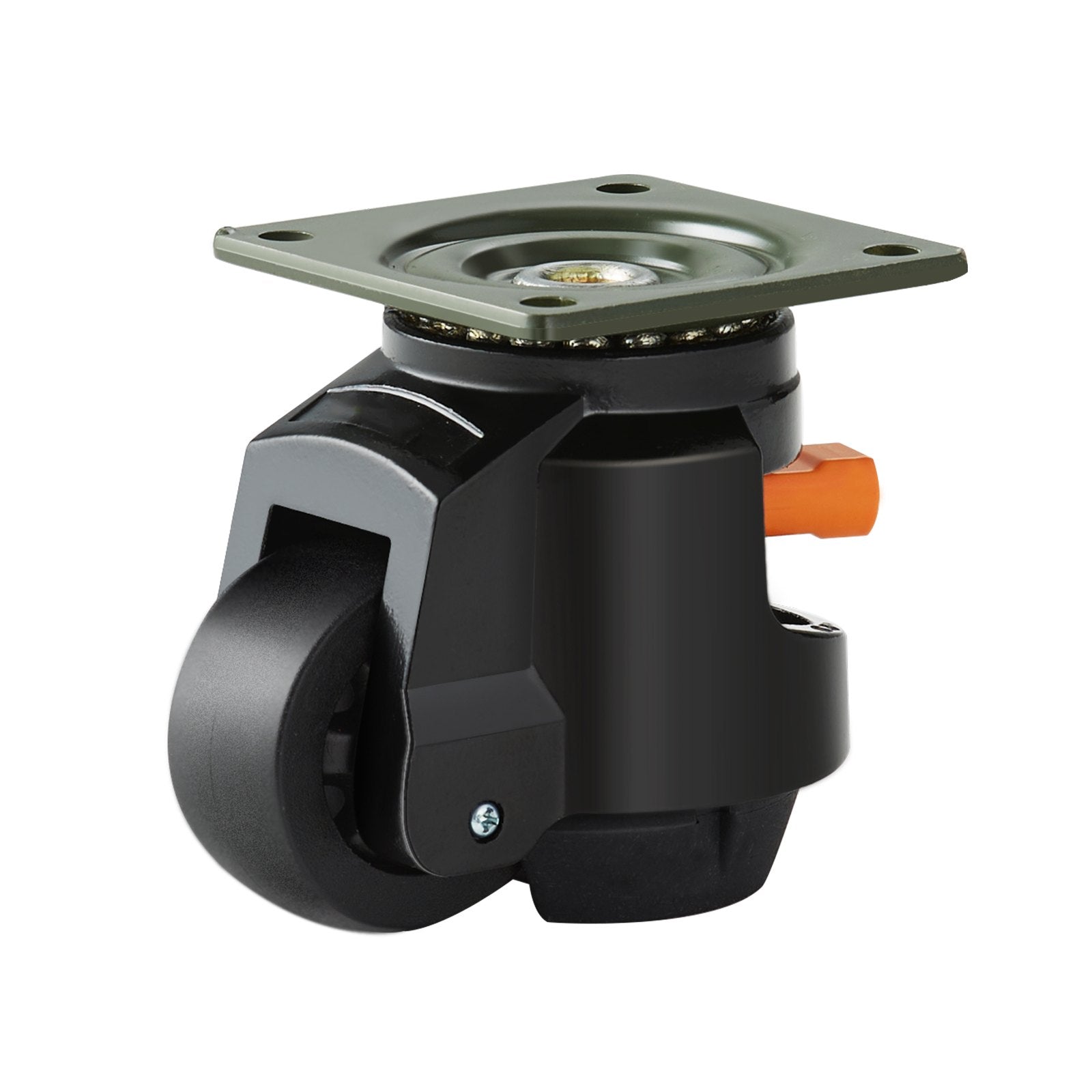 Gardening Tools: VEVOR Leveling Casters, Set of 4, 1000 kg Total Load Capacity, 63.5 mm, Heavy Duty with Upgraded Handle Design, 360 Degree Swivel Caster Wheels, Adjustable Casters with Feet for Workbench, Machine