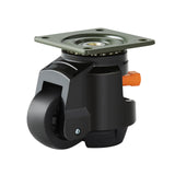 Gardening Tools: VEVOR Leveling Casters, Set of 4, 1000 kg Total Load Capacity, 63.5 mm, Heavy Duty with Upgraded Handle Design, 360 Degree Swivel Caster Wheels, Adjustable Casters with Feet for Workbench, Machine