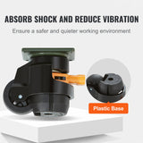 Gardening Tools: VEVOR Leveling Casters, Set of 4, 500 kg Total Load Capacity, 50.8 mm, Heavy Duty with Upgraded Handle Design, 360 Degree Swivel Caster Wheels, Adjustable Casters with Feet for Workbench, Machine