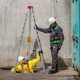 Camp Safety Equipment: VEVOR Confined Space Tripod Kit, 2600 lbs Winch, Confined Space Tripod 8' Legs and 98' Cable, Confined Space Rescue Tripod 32.8' Fall Protection, Harness, Storage Bag for Traditional Confined Spaces