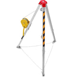 Camp Safety Equipment: VEVOR Confined Space Tripod Kit, 2600 lbs Winch, Confined Space Tripod 8' Legs and 98' Cable, Confined Space Rescue Tripod 32.8' Fall Protection, Harness, Storage Bag for Traditional Confined Spaces