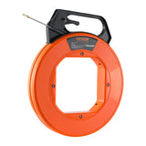 Power & Electrical Supplies: VEVOR Fish Tape, 100 ft, 3/16-inch, Fiberglass Wire Puller with Optimized Housing and Handle, Easy-to-Use Cable Puller Tool, Flexible Wire Fishing Tools for Wall and Electrical Conduit, Non-Conductive