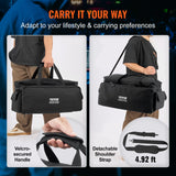Cat Carriers & Crates: VEVOR DJ Cable File Bag, 1200D Oxford Fabric, DJ Gig Bag with 9 Detachable Divider 4.92 ft Padded Shoulder Strap Plastic Bottom Pad, 600 x 300 x 325 mm DJ Wire Bag for DJ Gear Musical Accessories