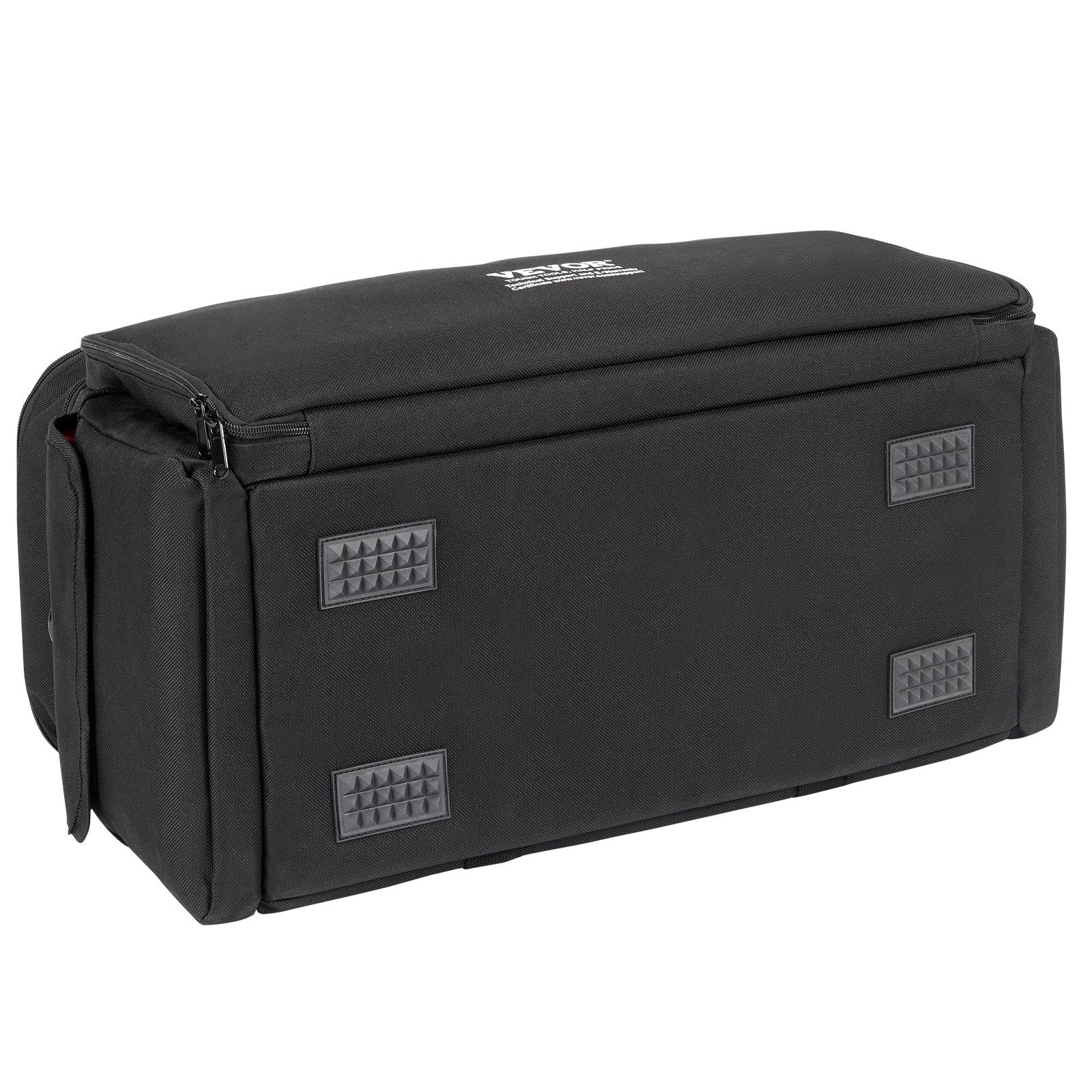 Cat Carriers & Crates: VEVOR DJ Cable File Bag, 1200D Oxford Fabric, DJ Gig Bag with 9 Detachable Divider 4.92 ft Padded Shoulder Strap Plastic Bottom Pad, 600 x 300 x 325 mm DJ Wire Bag for DJ Gear Musical Accessories