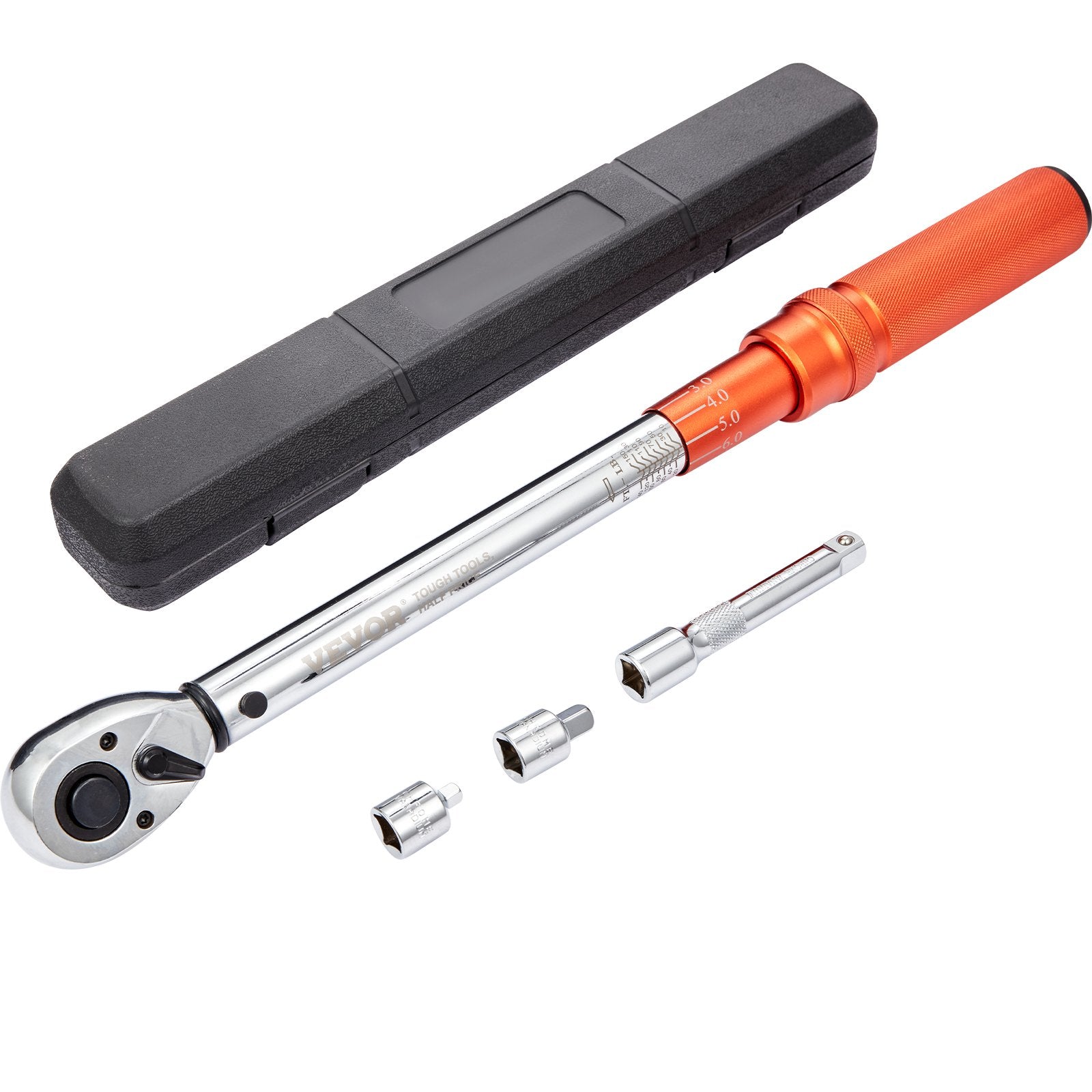 Fence & Gate Accessories: VEVOR Torque Wrench Adjustable Torque Wrench 1/2" Drive 10-150ft.lb/14-204n.m
