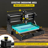 Hand Tools: VEVOR CNC 3018 Pro CNC 3018 300×180×45 mm CNC Machine GRBL Control Mini Engraver with Offline Controller 3 Axis Engraving Machine for Carving Milling Plastic, Acrylic, PVC and Wood