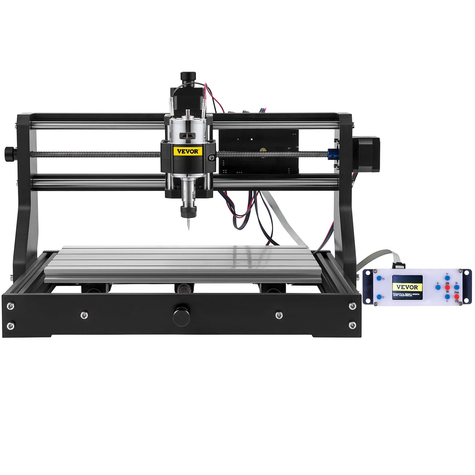 Hand Tools: VEVOR CNC 3018 Pro CNC 3018 300×180×45 mm CNC Machine GRBL Control Mini Engraver with Offline Controller 3 Axis Engraving Machine for Carving Milling Plastic, Acrylic, PVC and Wood