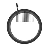 Pool Covers & Accessories: VEVOR Fire Pit Ring, Fire Pit Insert with Barbecue Fire Ring, 35-In Outer/31-In Inner Diameter, 8.5in Height, Carbon Steel Liner DIY Campfire Ring above/In-Ground, for Outdoor Camping, Bonfires
