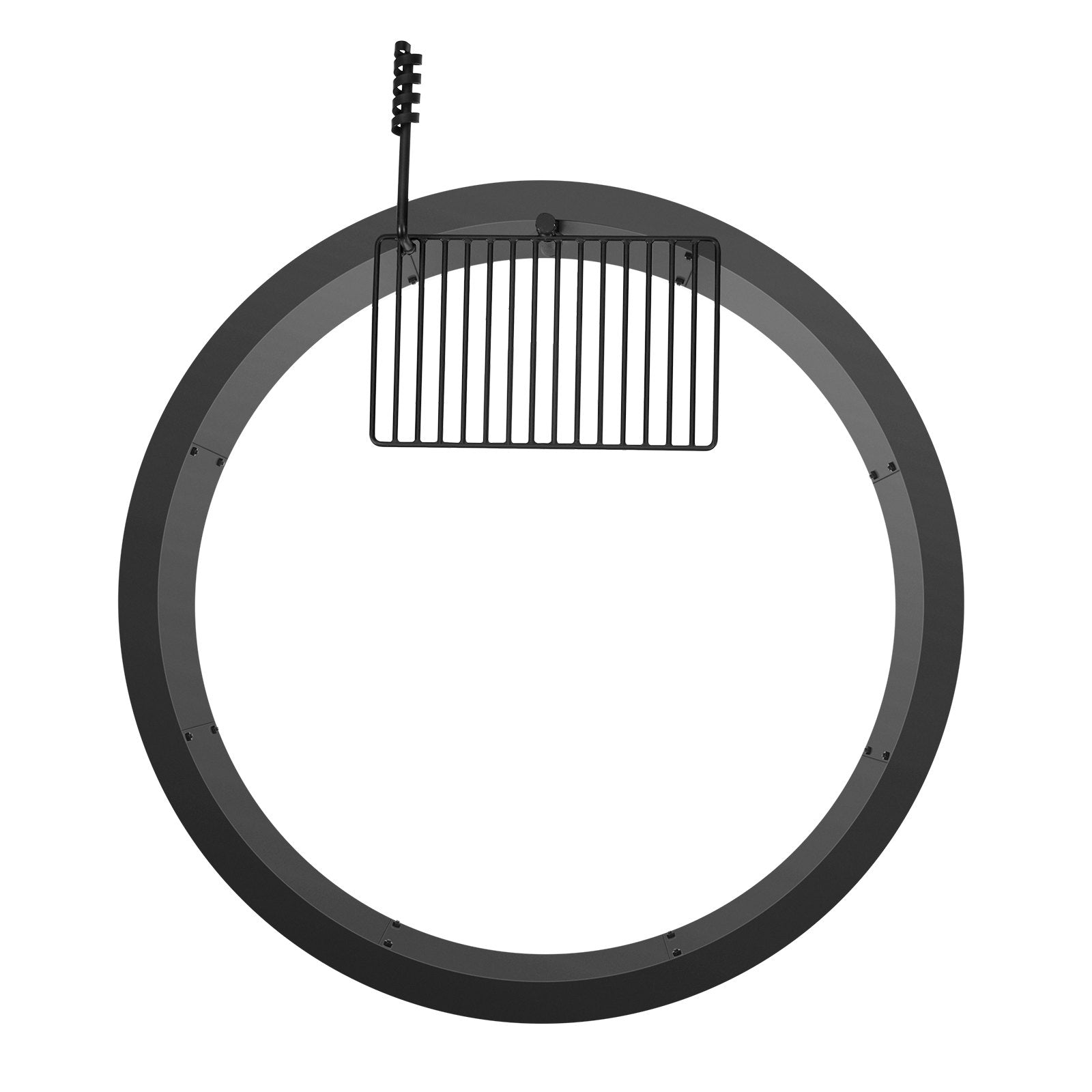Pool Covers & Accessories: VEVOR Fire Pit Ring, Fire Pit Insert with Barbecue Fire Ring, 40-In Outer/36-In Inner Diameter, 8.5in Height, Carbon Steel Liner DIY Campfire Ring above/In-Ground, for Outdoor Camping, Bonfires