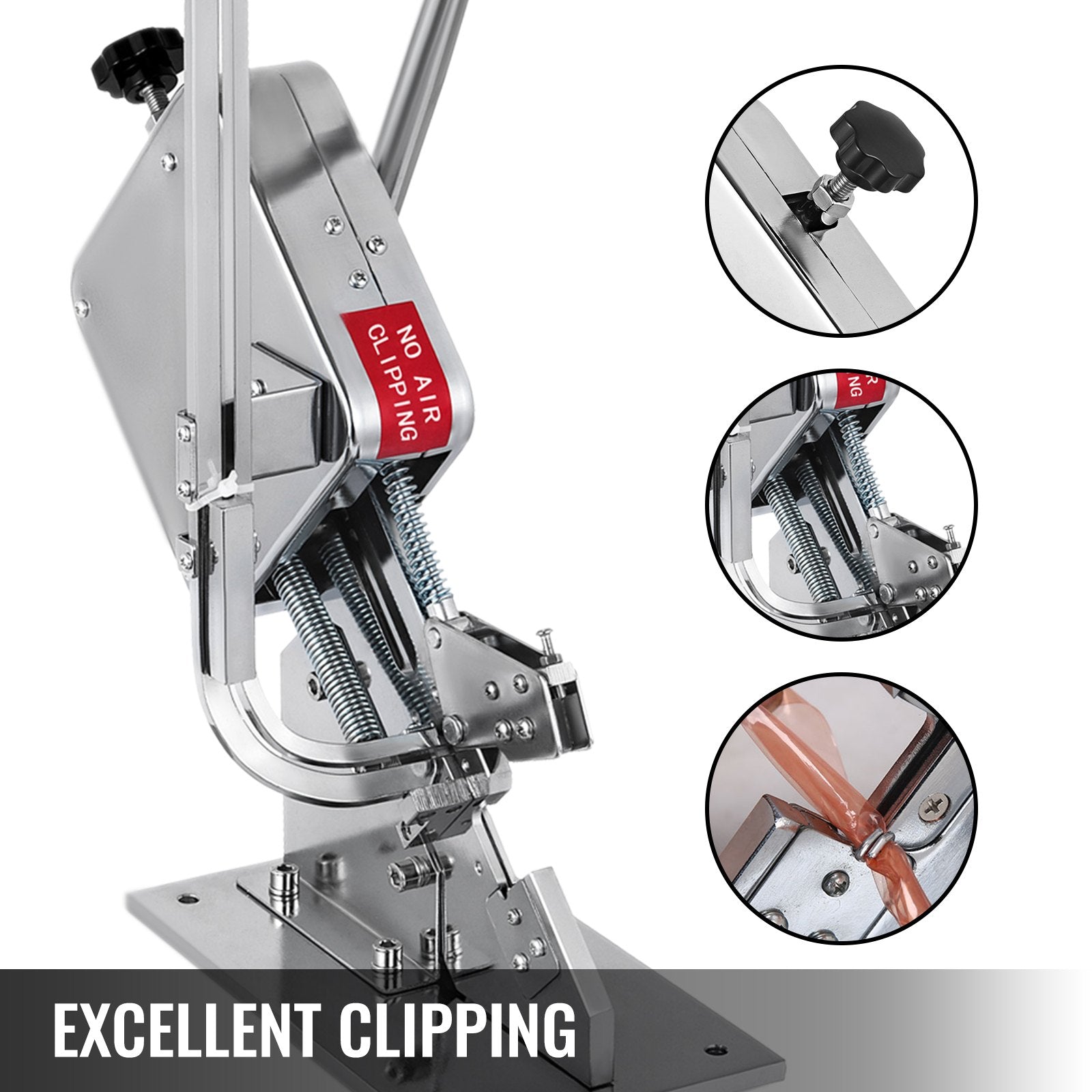 Food Storage: VEVOR Manual U-shape Sausage Clipper Clipping Machine Food Clipping Maker for Sausage Packing Sealing with 2 Boxes of Buckles 8000pcs