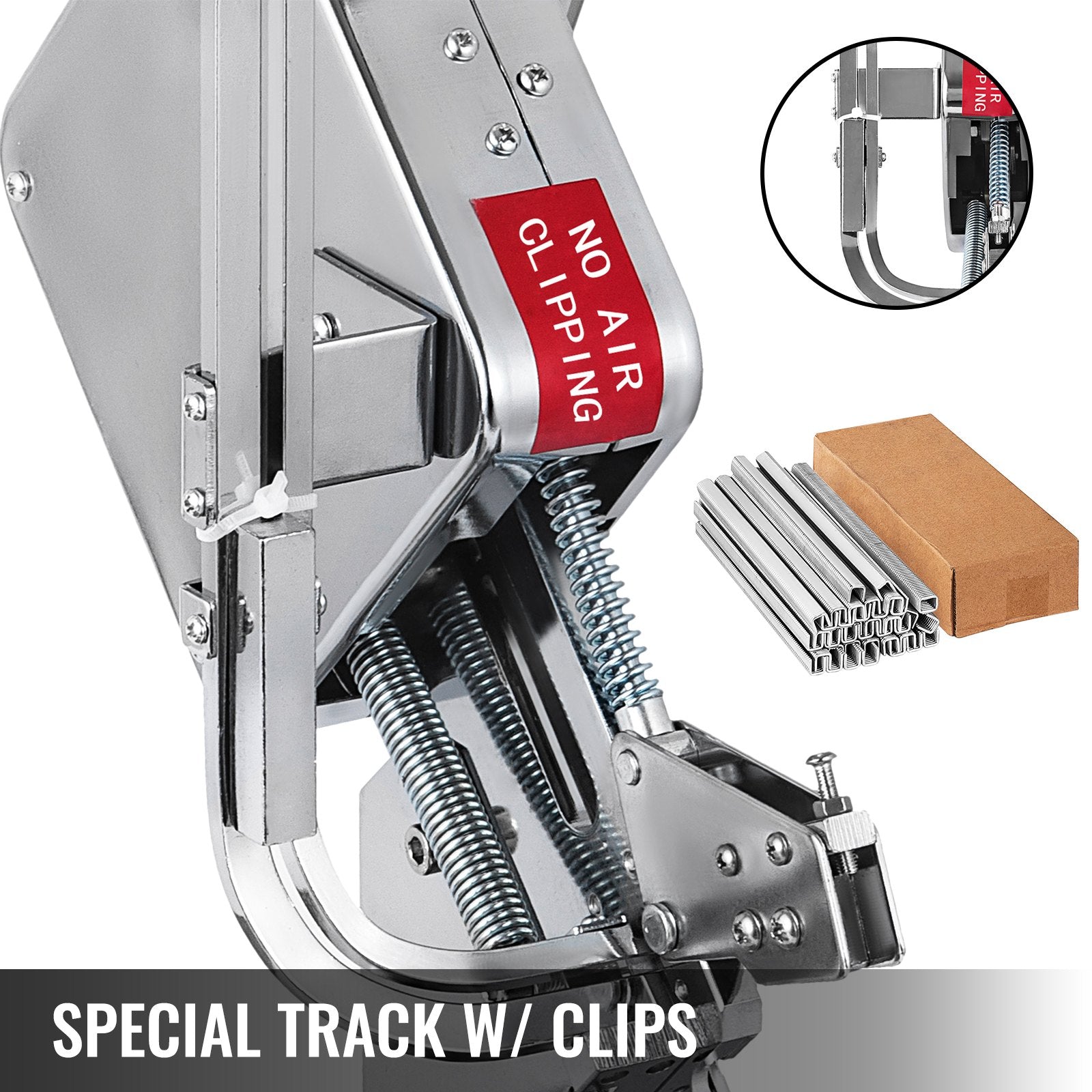 Food Storage: VEVOR Manual U-shape Sausage Clipper Clipping Machine Food Clipping Maker for Sausage Packing Sealing with 2 Boxes of Buckles 8000pcs