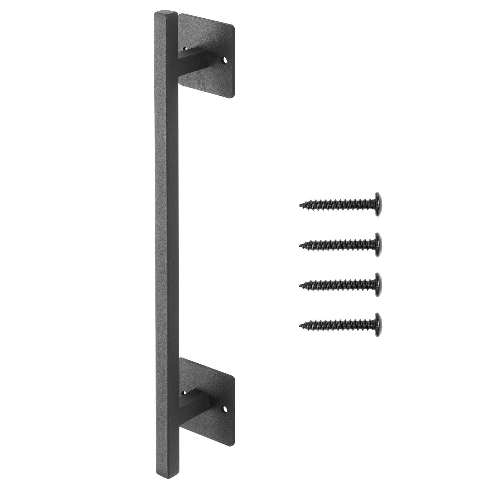 Fence & Gate Accessories: VEVOR Barn Door Handle, 320 mm Rustic Fence Gate Handle, Rust-Resistant Coating, Heavy Duty Carbon Steel Outdoor Gate Handles, Easy to Install, Metal Sliding Door Pulls for Garage Shed Closet Pantry
