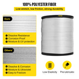 Automotive Repair & Speciality Tools: VEVOR 6000Lbs Polyester Pull Tape, 528\' x 1"" Flat Tape for Wire & Cable Conduit Work Variable Functions, Flat Rope for Pulling/Loading/Packing in Any Weather CONDITON