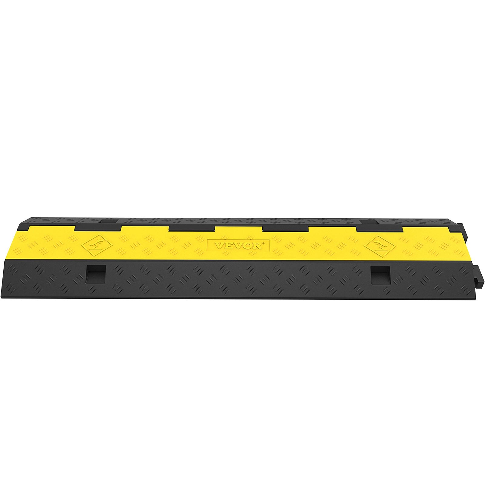 Automotive Repair & Speciality Tools: VEVOR Cable Protector Ramp, 5 Packs 2 Channels Speed Bump Hump, Rubber Modular Speed Bump Rated 11000 LBS Load Capacity, Protective Wire Cord Ramp Driveway Rubber Traffic Speed Bumps Cable Protector