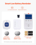 Automotive Repair & Speciality Tools: VEVOR Early Alert Bed Alarm System Wireless Bed and Chair Sensor Pad with Pager