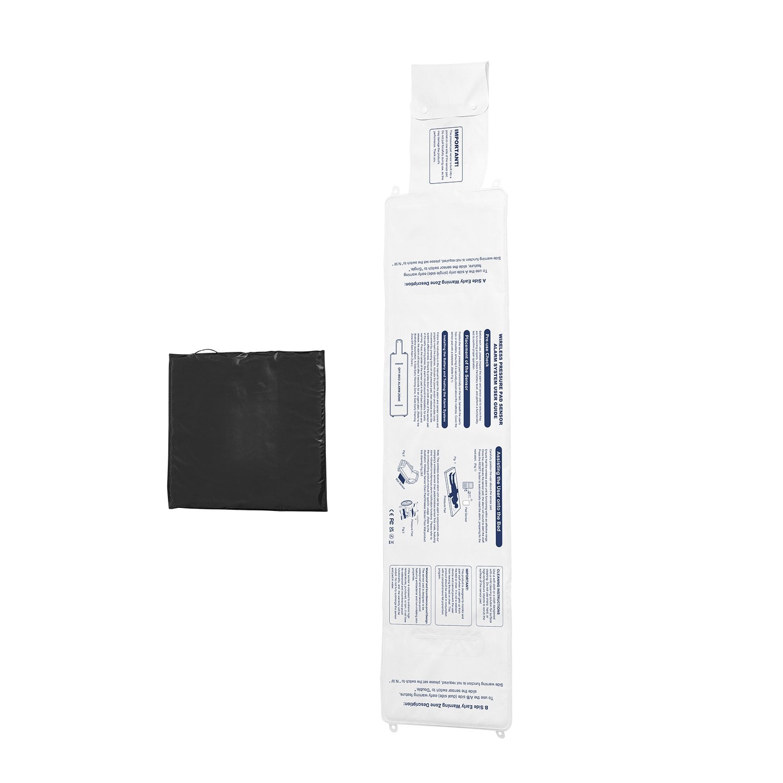 Automotive Repair & Speciality Tools: VEVOR Early Alert Bed Alarm System Wireless Bed and Chair Sensor Pad with Pager