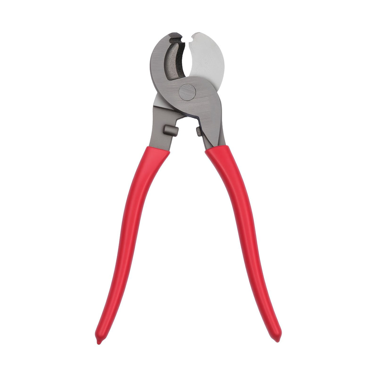 High Leverage Cable Cutter, 235 mm Compact, Forged Blades and PVC-Coated Handles, Heavy Duty Cable Cutting Pliers Tool for 4/0 AWG Aluminum, 2/0 AWG Soft Copper and 100-Pair 24AWG Comm Cable