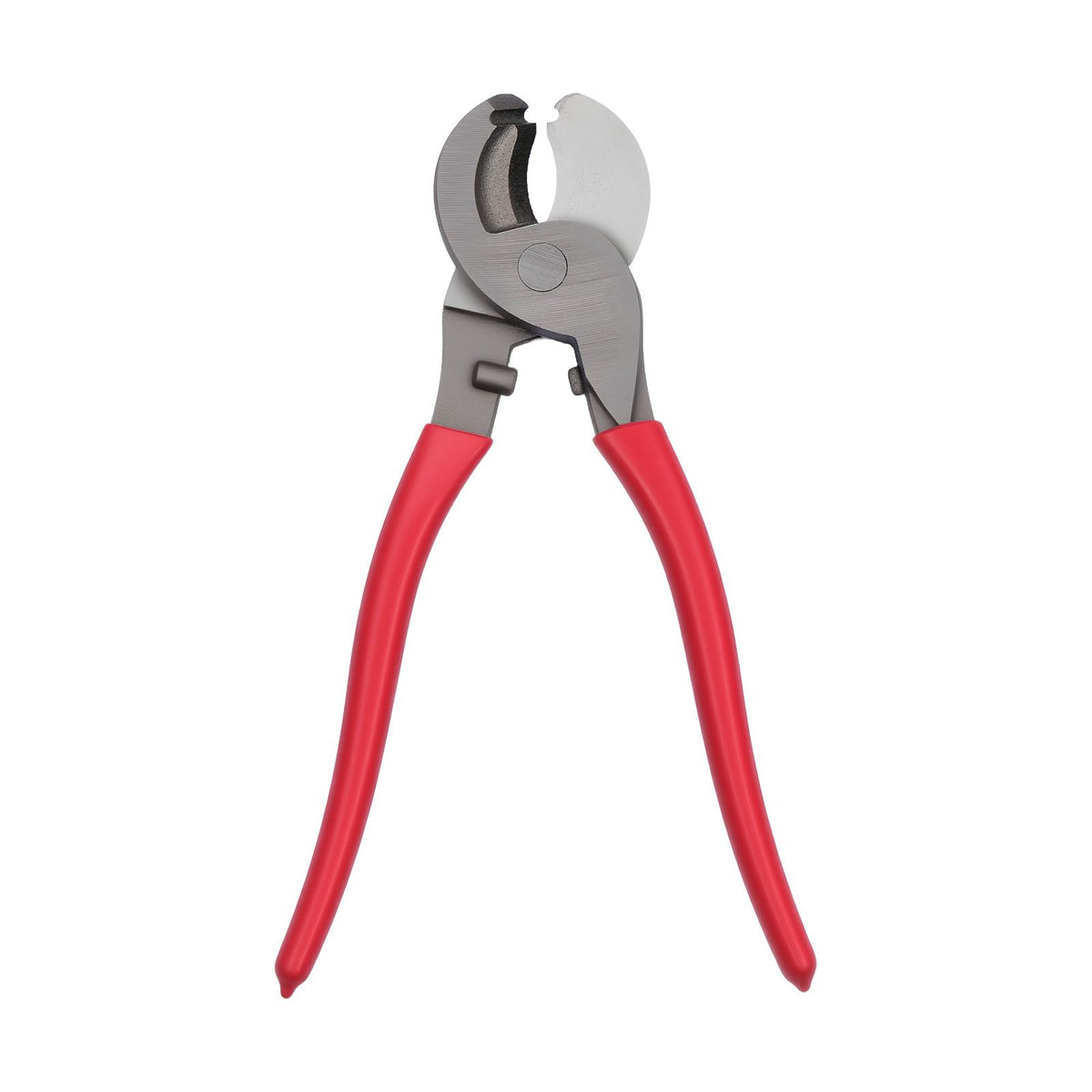 High Leverage Cable Cutter, 235 mm Compact, Forged Blades and PVC-Coated Handles, Heavy Duty Cable Cutting Pliers Tool for 4/0 AWG Aluminum, 2/0 AWG Soft Copper and 100-Pair 24AWG Comm Cable