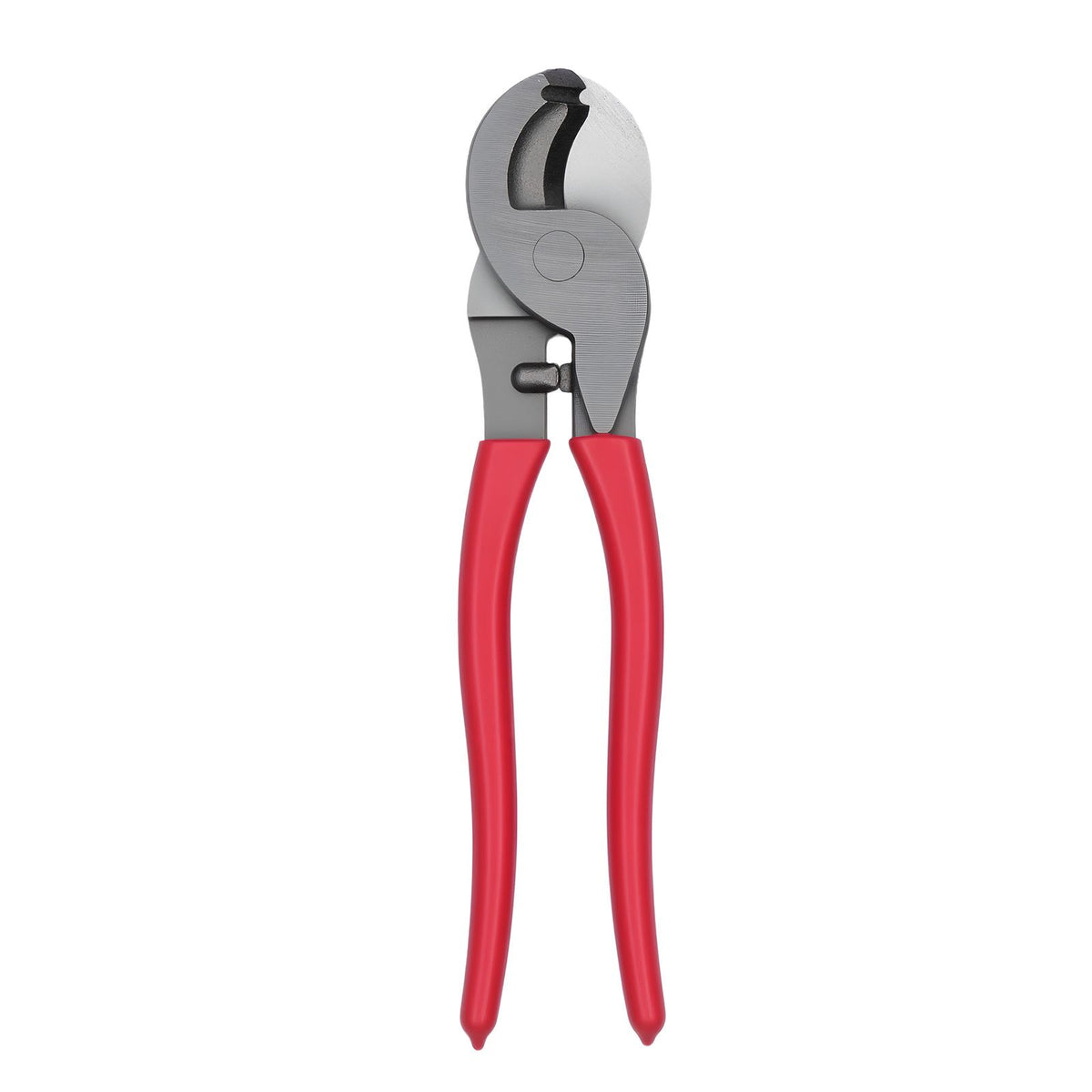 High Leverage Cable Cutter, 235 mm Compact, Forged Blades and PVC-Coated Handles, Heavy Duty Cable Cutting Pliers Tool for 4/0 AWG Aluminum, 2/0 AWG Soft Copper and 100-Pair 24AWG Comm Cable