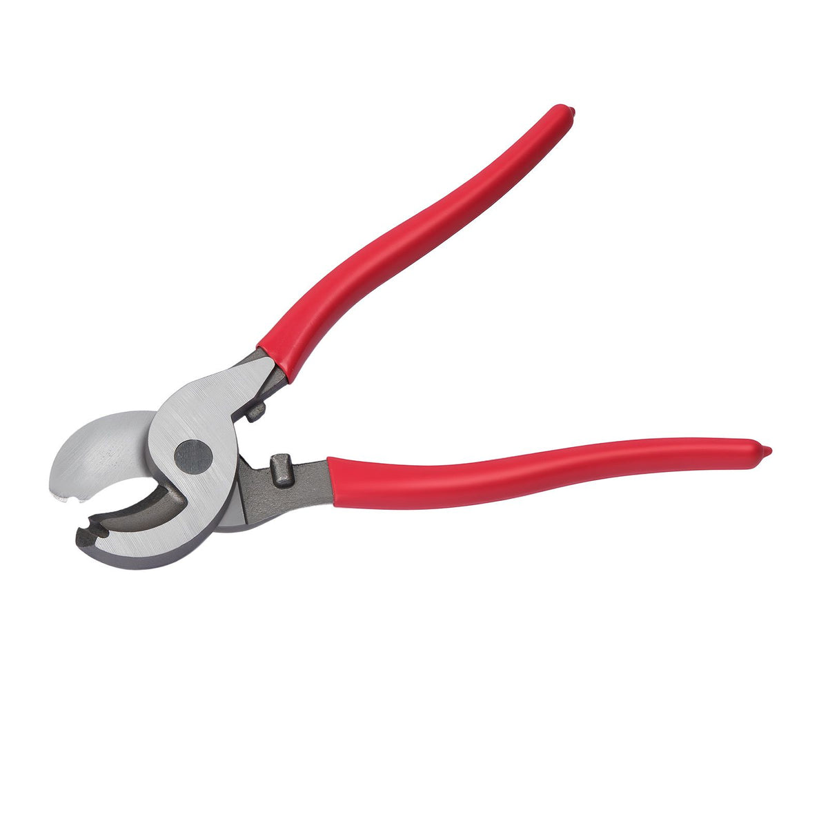 High Leverage Cable Cutter, 235 mm Compact, Forged Blades and PVC-Coated Handles, Heavy Duty Cable Cutting Pliers Tool for 4/0 AWG Aluminum, 2/0 AWG Soft Copper and 100-Pair 24AWG Comm Cable