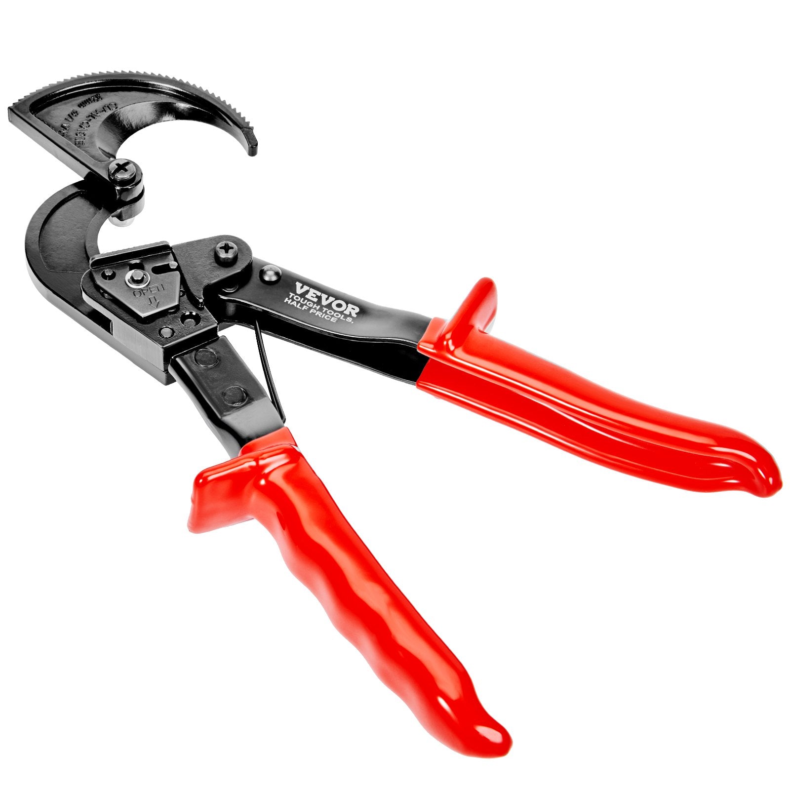 Cutters: VEVOR Ratcheting Cable Cutter, 250mm Ratchet Wire and Cable Cutter, Cut up to 240 mm², with Comfortable Grip Handles, Easy to Use Quick-Release Lever, Silicon-Manganese Spring Steel Blade