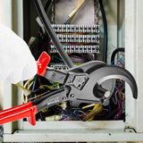 Cutters: VEVOR Ratcheting Cable Cutter, 280mm Ratchet Wire and Cable Cutter, Cut up to 400 mm², with Comfortable Grip Handles, Easy to Use Quick-Release Lever, Silicon-Manganese Spring Steel Blade